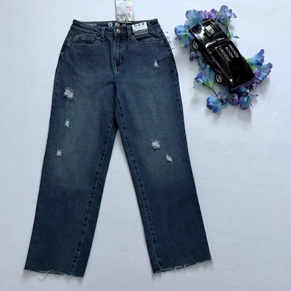 Rewash NWT Super High Rise Mom Jeans Juniors/Women 3/26